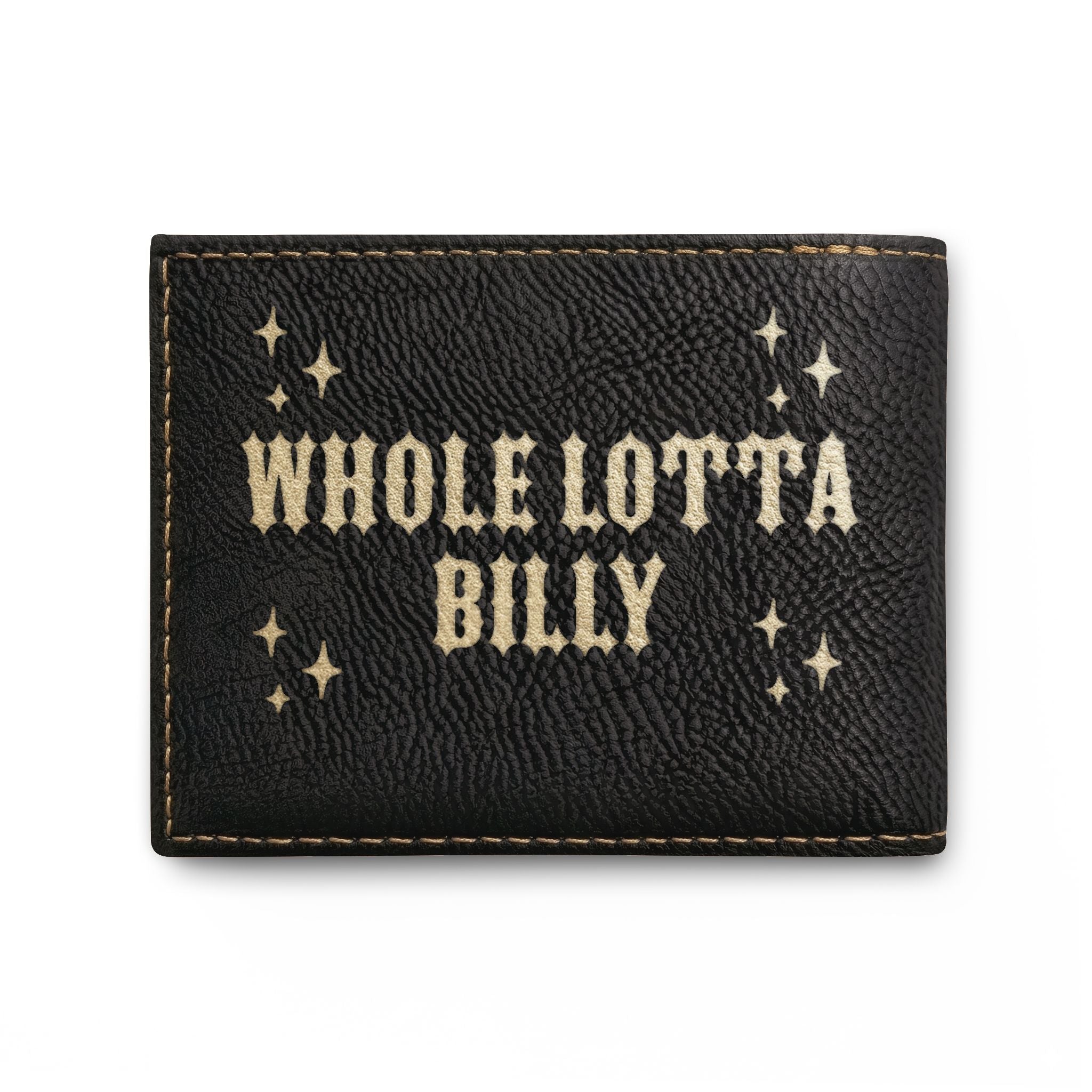 WHOLELOTTABILLY Bi-Fold Wallet with Flip