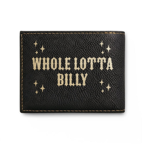 WHOLELOTTABILLY Bi-Fold Wallet with Flip