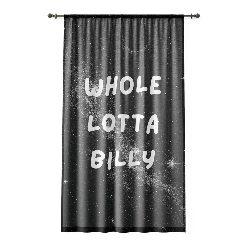WHOLELOTTABILLY Window Curtain