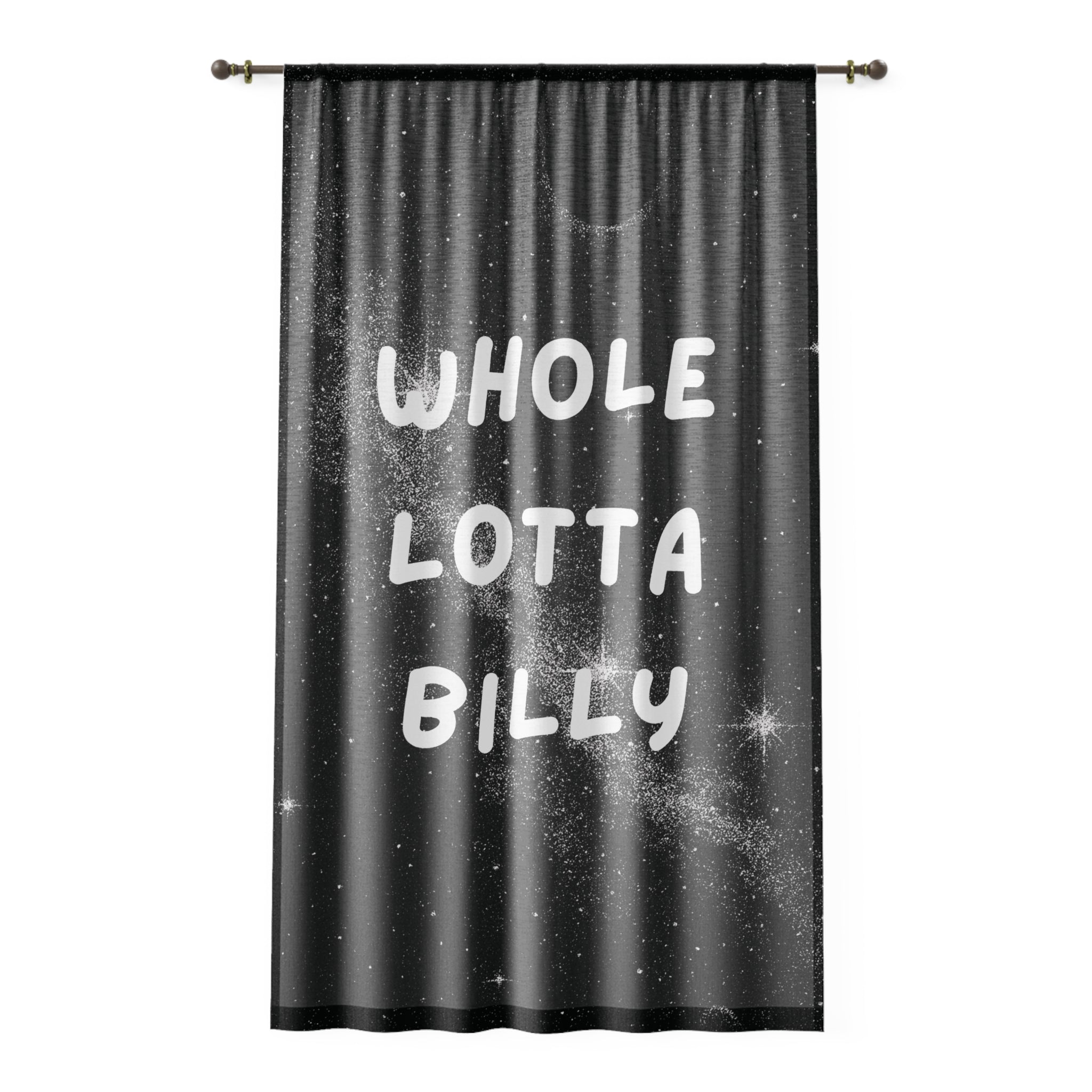 WHOLELOTTABILLY Window Curtain