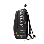 WHOLELOTTABILLY Unisex Fabric Backpack
