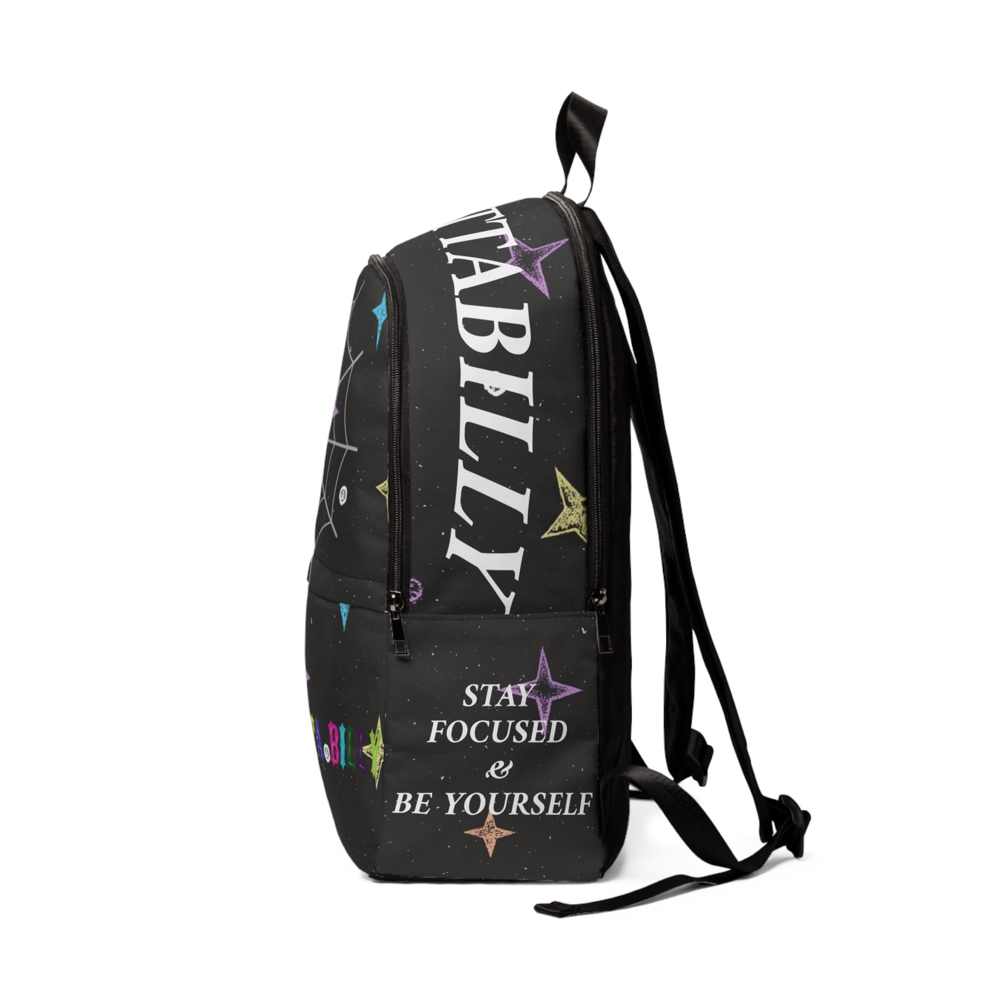 WHOLELOTTABILLY Unisex Fabric Backpack