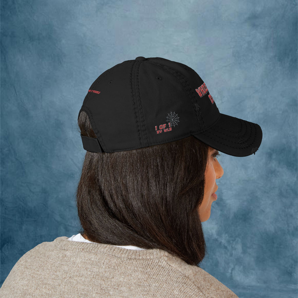 WHOLELOTTABILLY Distressed Dad Hat (Embroidery)