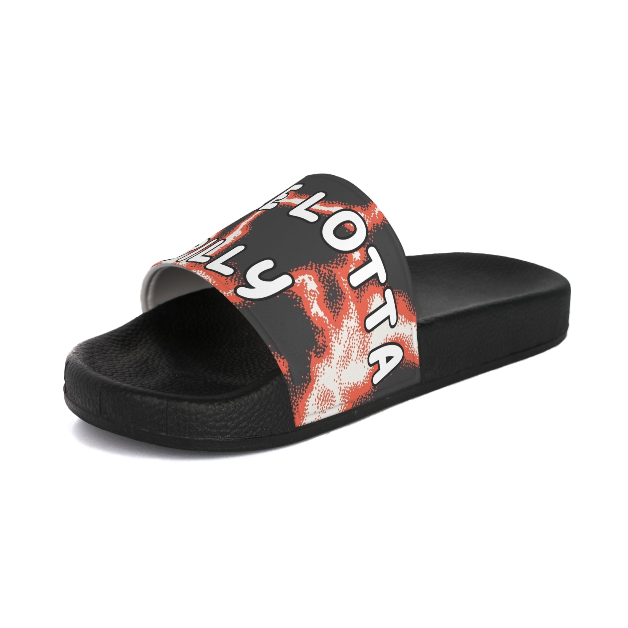 WHOLELOTTABILLY Men's Slide Sandals