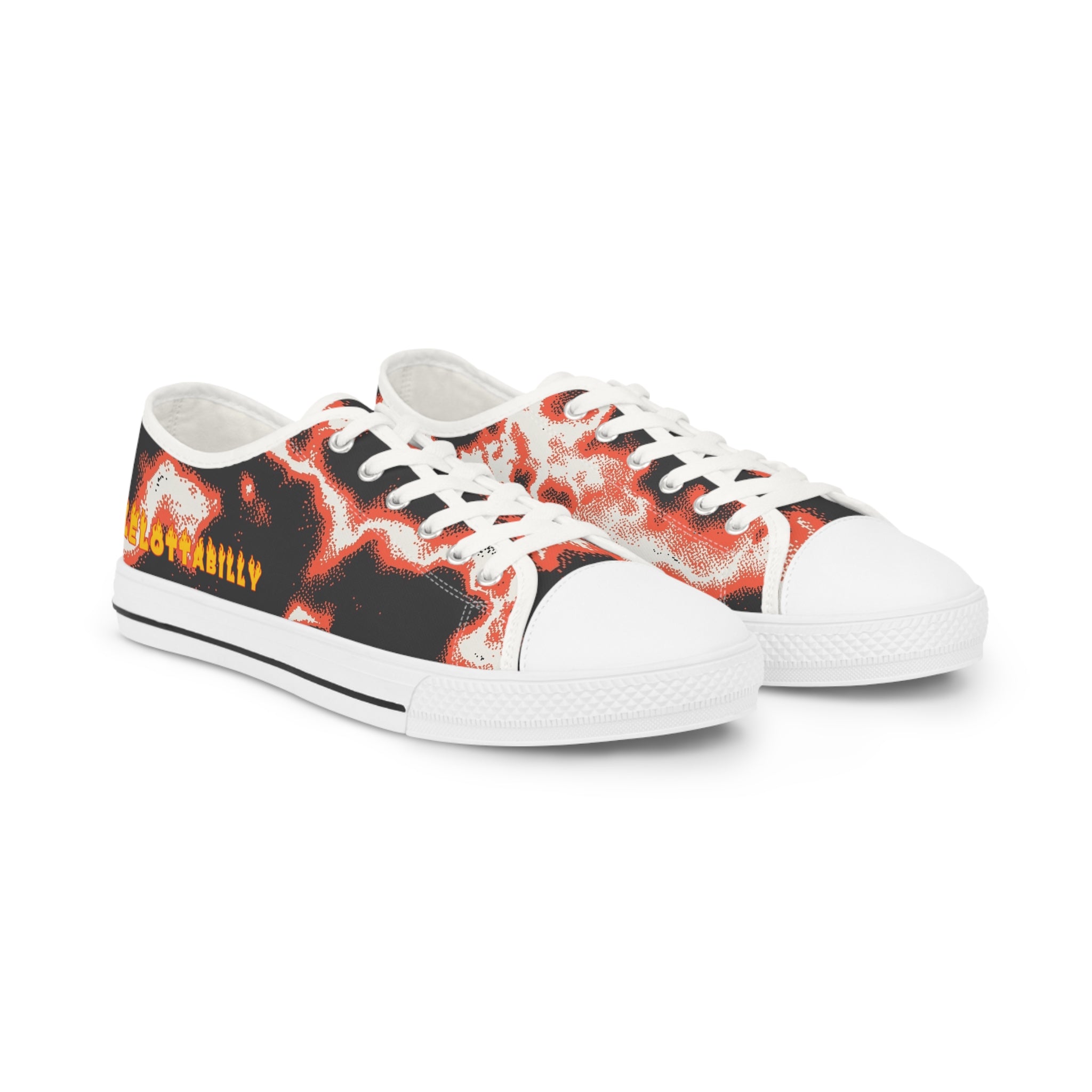 WHOLELOTTABILLY Men's Low Top Sneakers