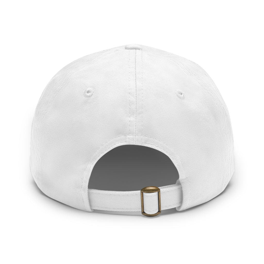 WHOLELOTTABILLY Dad Hat with Leather Patch (Rectangle)