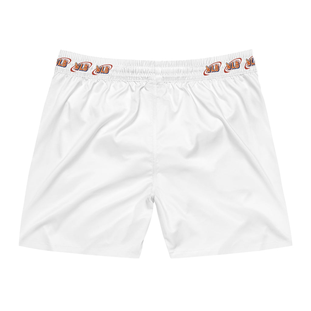 WHOLELOTTABILLY Men's Mid-Length Swim Shorts