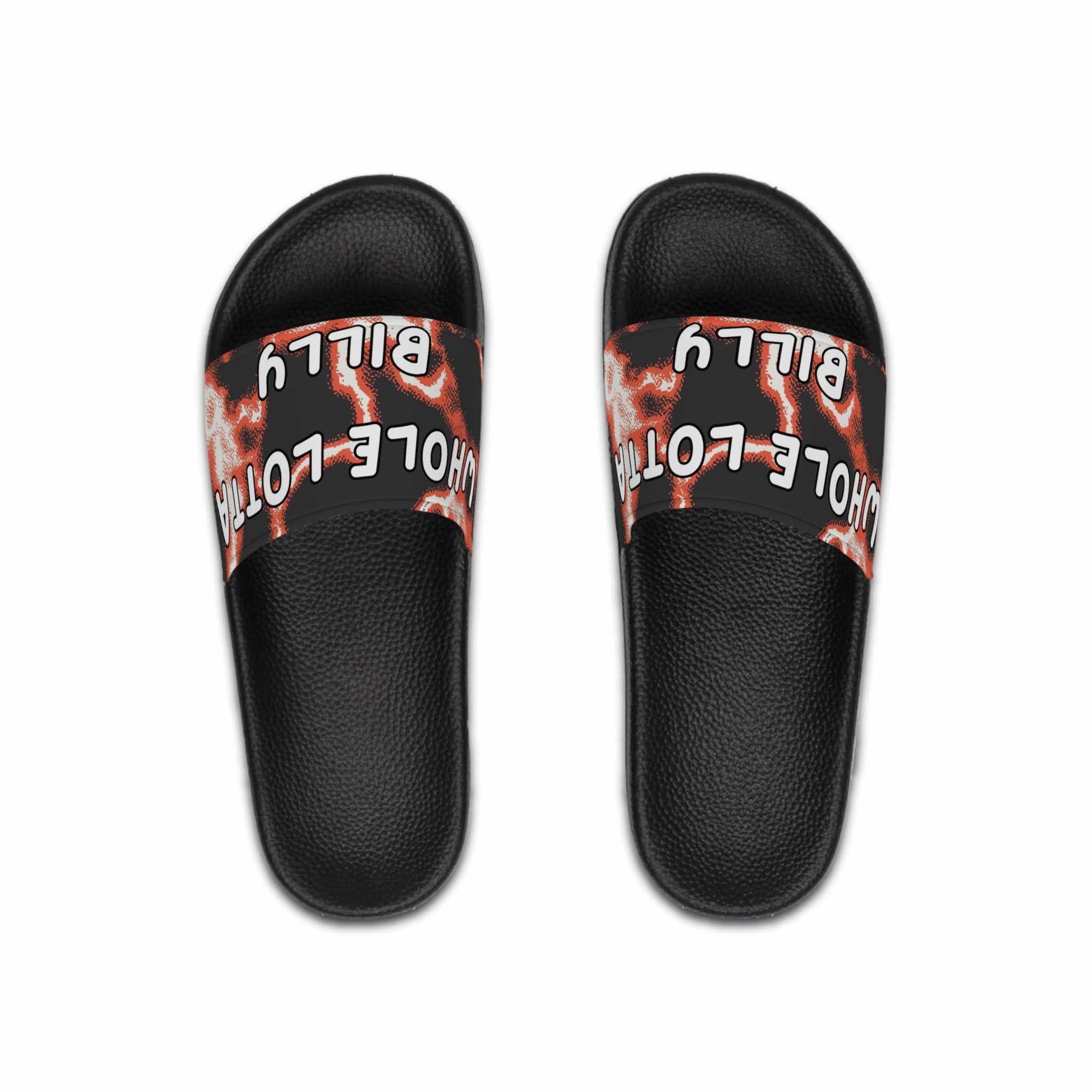 WHOLELOTTABILLY Men's Slide Sandals