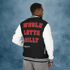 WHOLELOTTABILLY Unisex Heavyweight Letterman Jacket