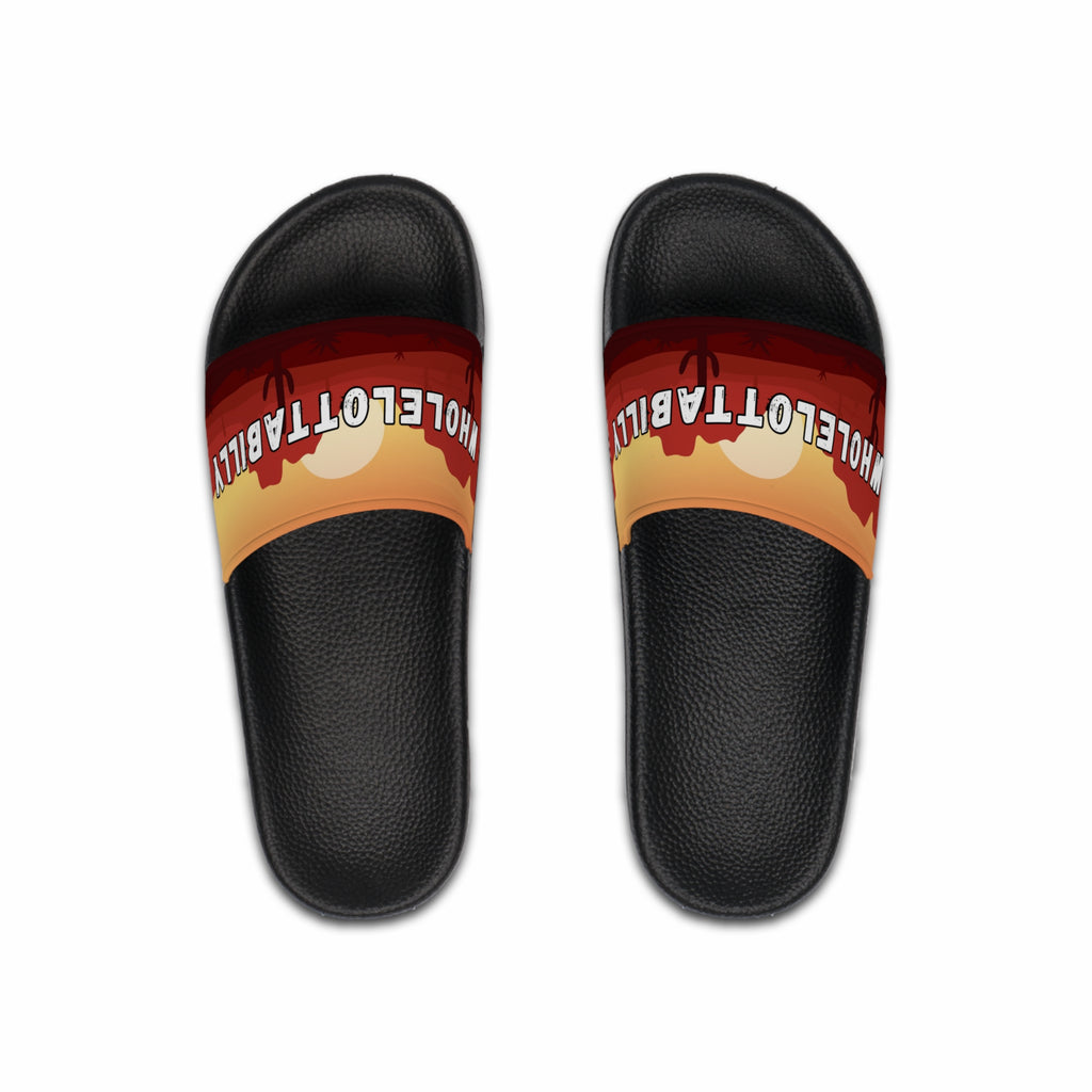 WHOLELOTTABILLY Men's Slide Sandals