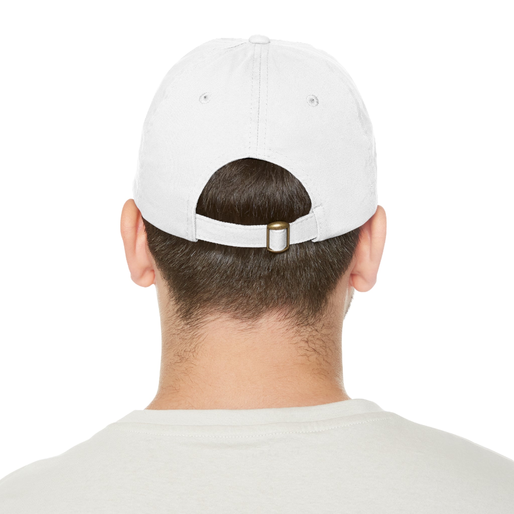 WHOLELOTTABILLY Dad Hat with Leather Patch (Rectangle)
