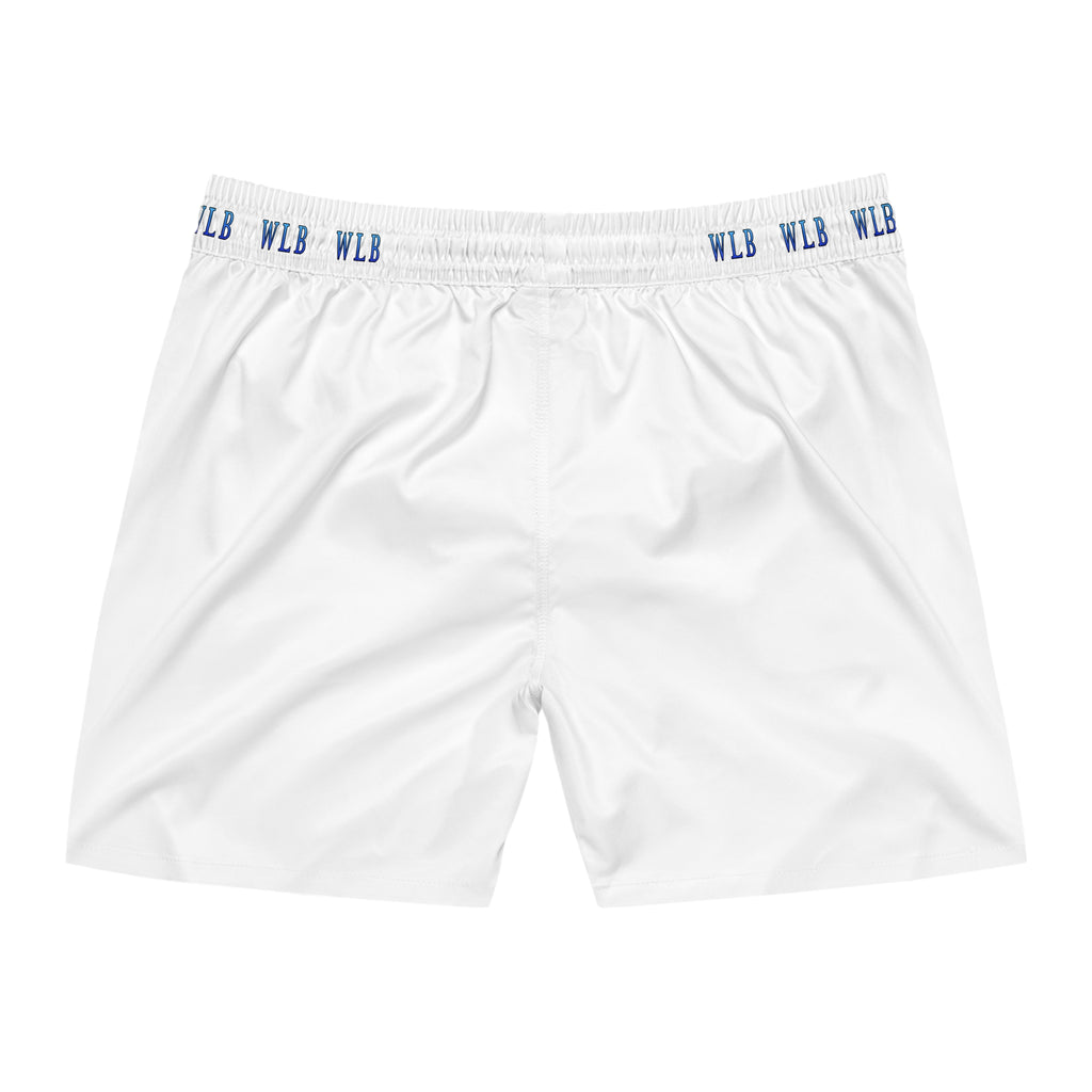WHOLELOTTABILLY Men's Mid-Length Swim Shorts