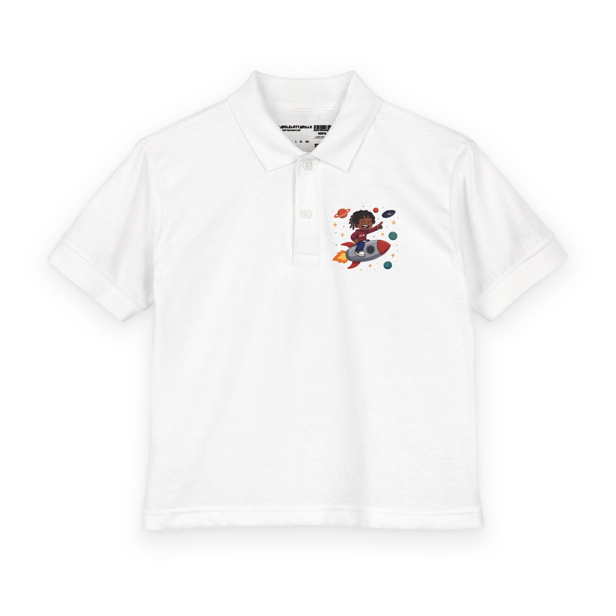 WHOLELOTTABILLY Youth Jersey Polo SHIRT