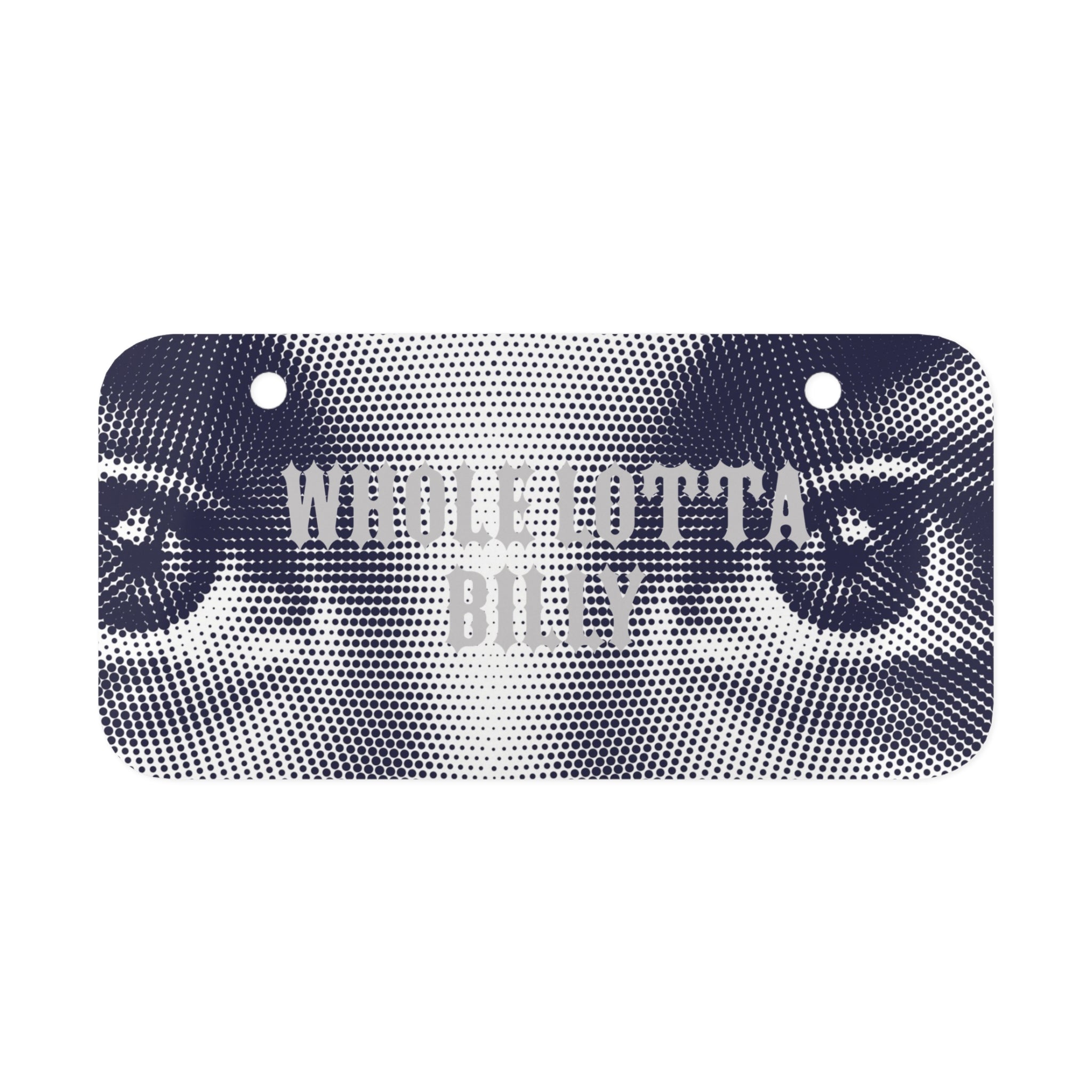 WHOLELOTTABILLY Mini License Plate