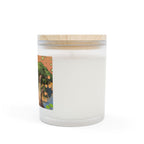 WHOLELOTTABILLY Frosted Glass Candle, 11oz