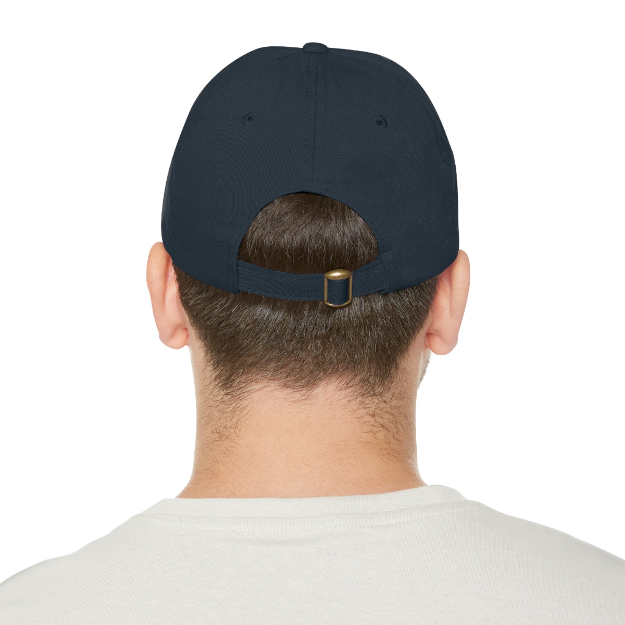 WHOLELOTTABILLY Dad Hat with Leather Patch (Rectangle)