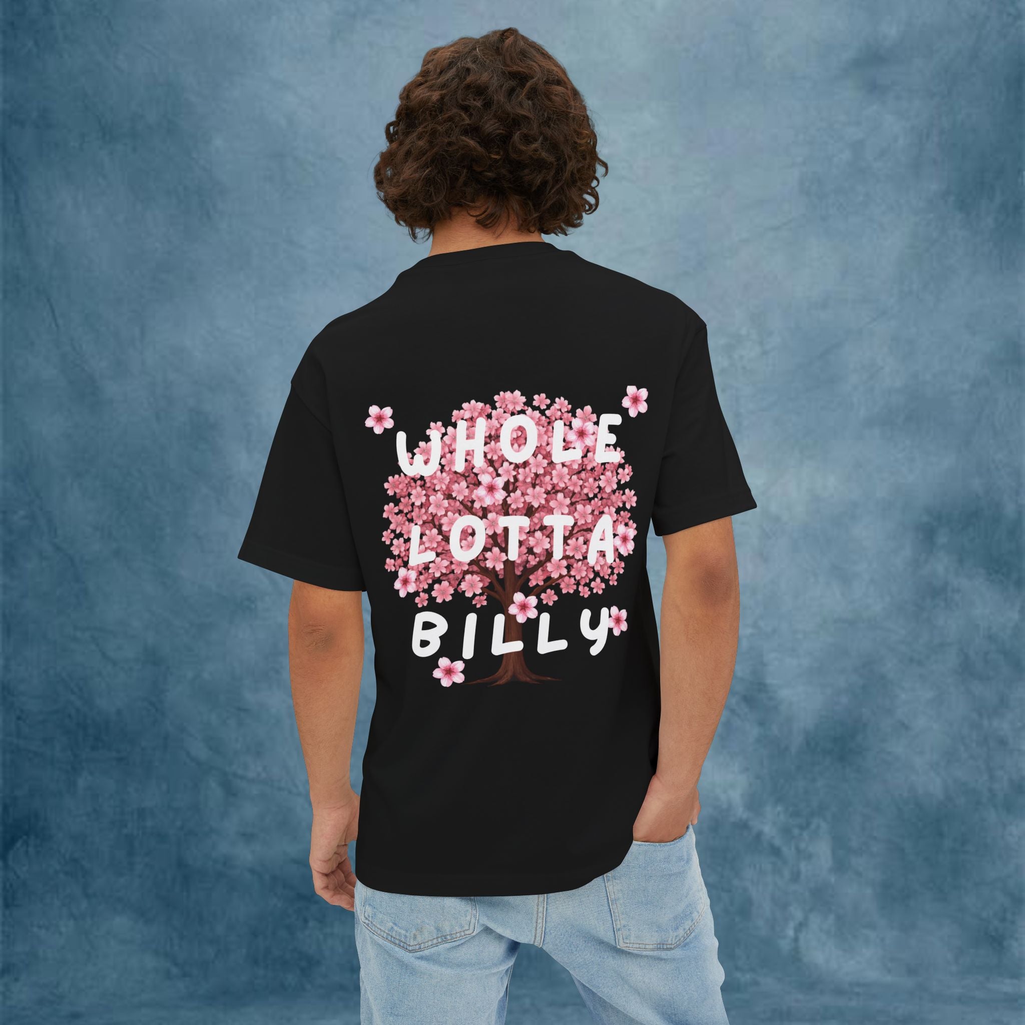 WHOLELOTTABILLY CHERRY BLOSSOM Unisex Oversized Tee