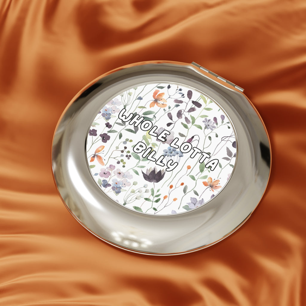 WHOLELOTTABILLY Compact Travel Mirror