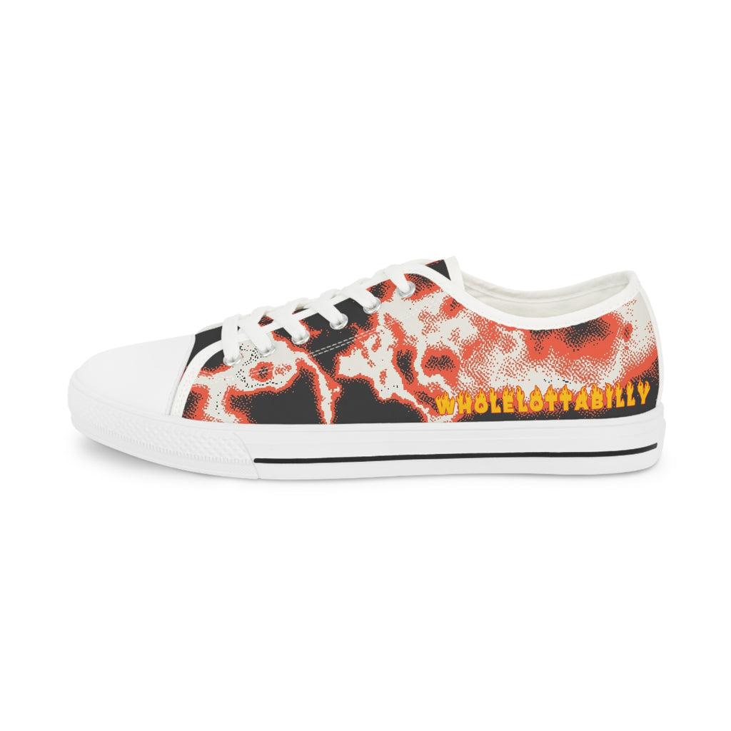 WHOLELOTTABILLY Men's Low Top Sneakers
