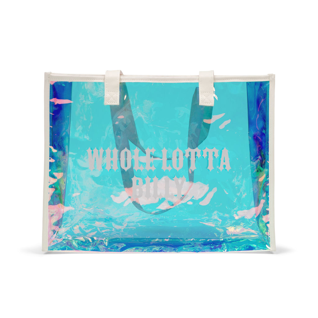 WHOLELOTTABILLY Holographic Tote Bag