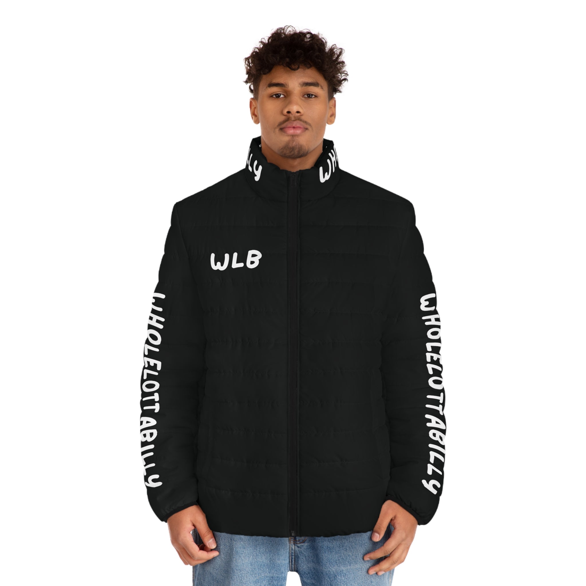 WHOLELOTTABILLY Men's Puffer Jacket