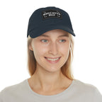 WHOLELOTTABILLY Dad Hat with Leather Patch (Rectangle)