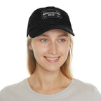 WHOLELOTTABILLY Dad Hat with Leather Patch (Rectangle)