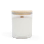 WHOLELOTTABILLY Frosted Glass Candle, 11oz