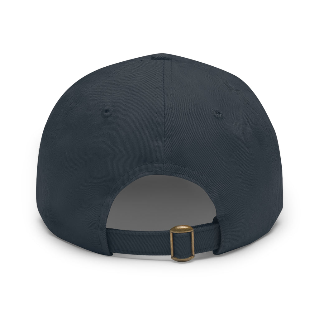 WHOLELOTTABILLY Dad Hat with Leather Patch (Rectangle)