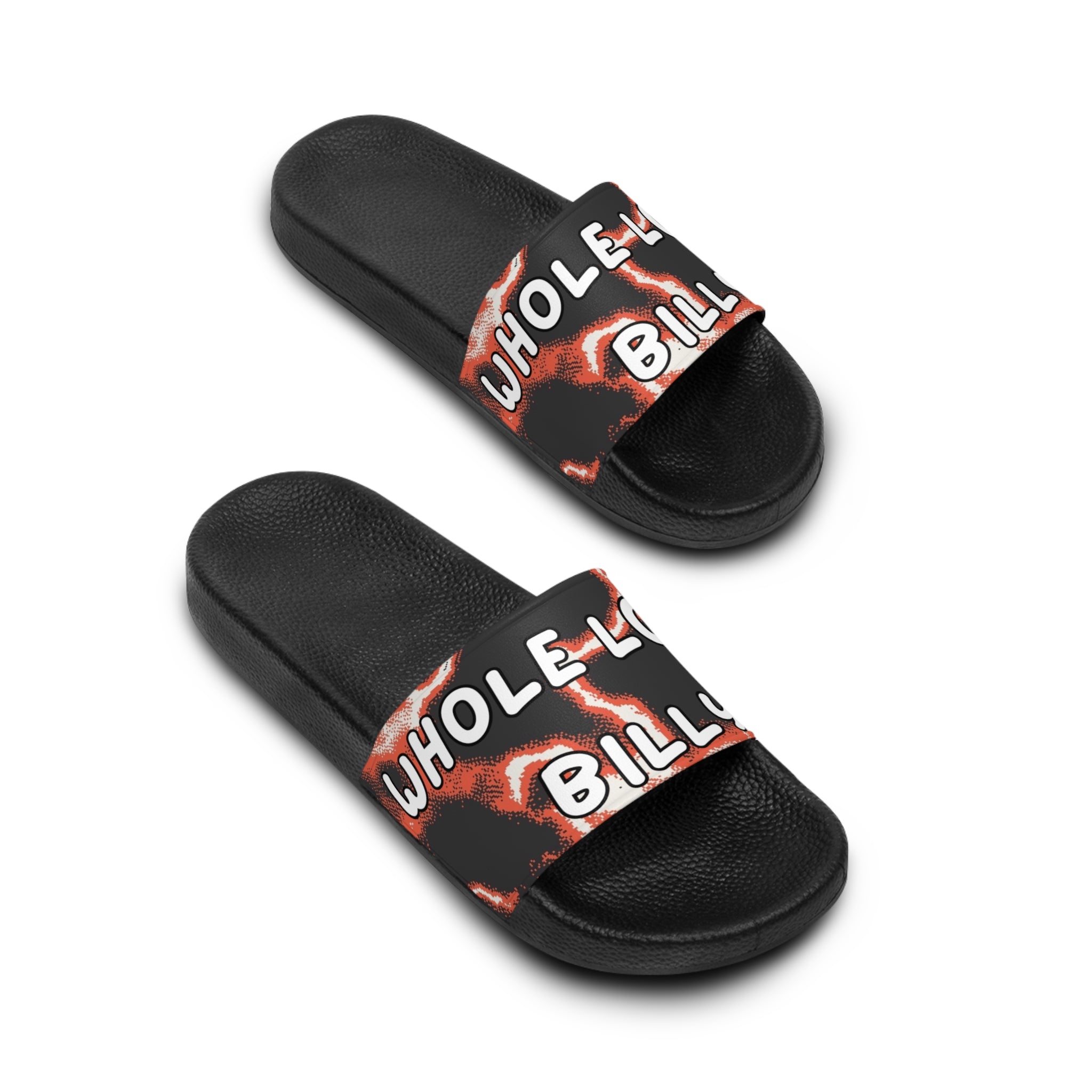 WHOLELOTTABILLY Men's Slide Sandals