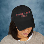 WHOLELOTTABILLY Distressed Dad Hat (Embroidery)