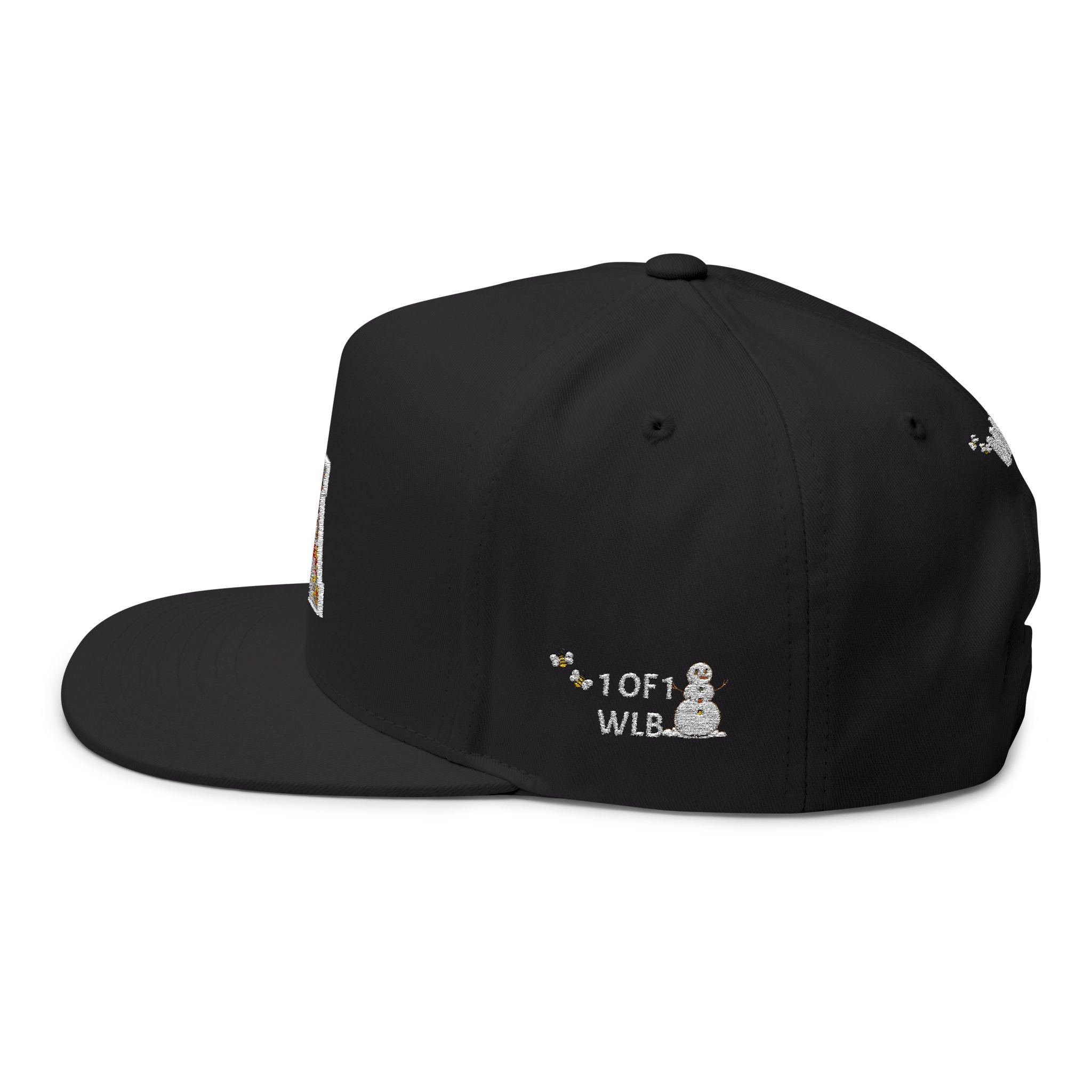 WHOLELOTTABILLY Flat Bill Cap (Embroidery)