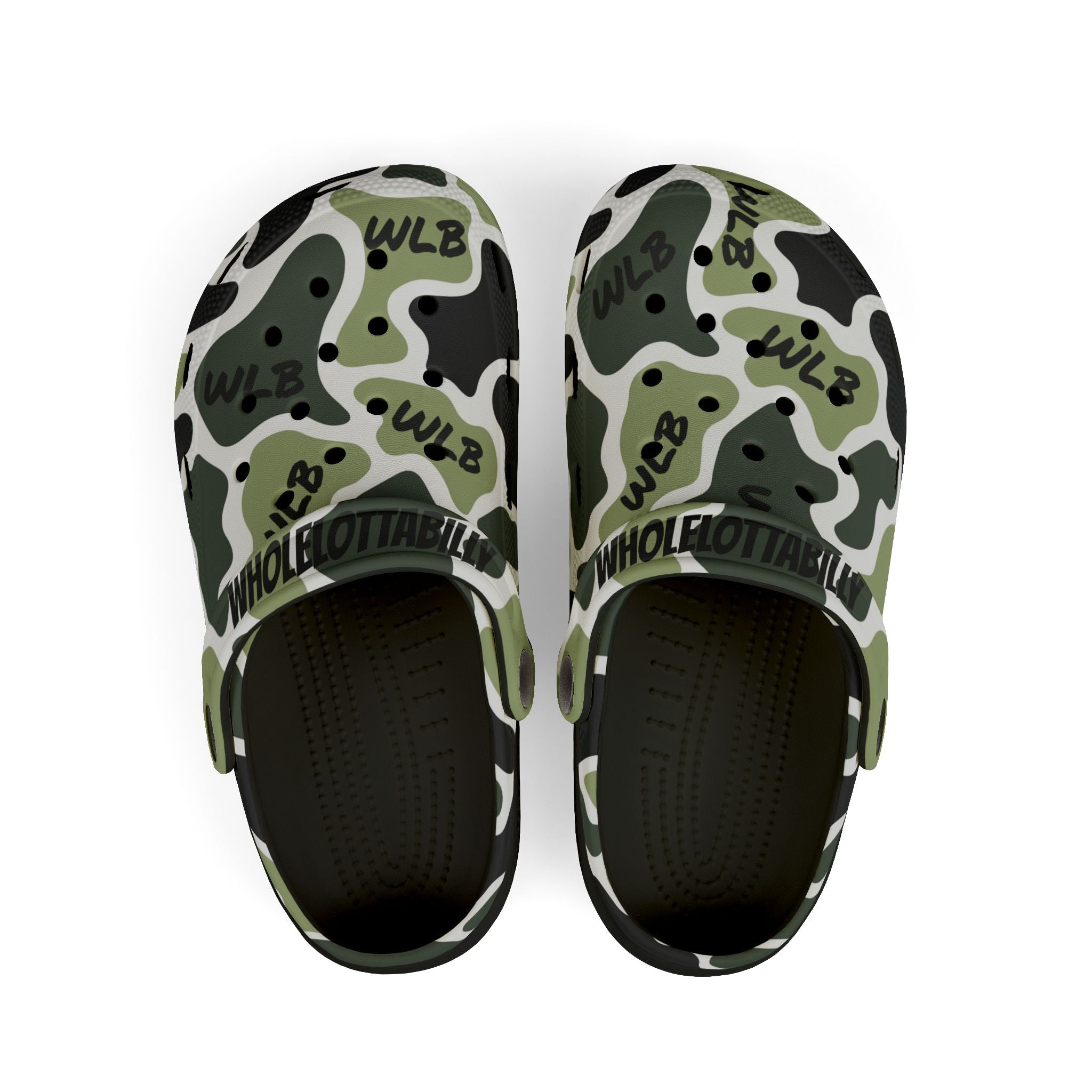 WHOLELOTTABILLY Kid's Foam Clogs