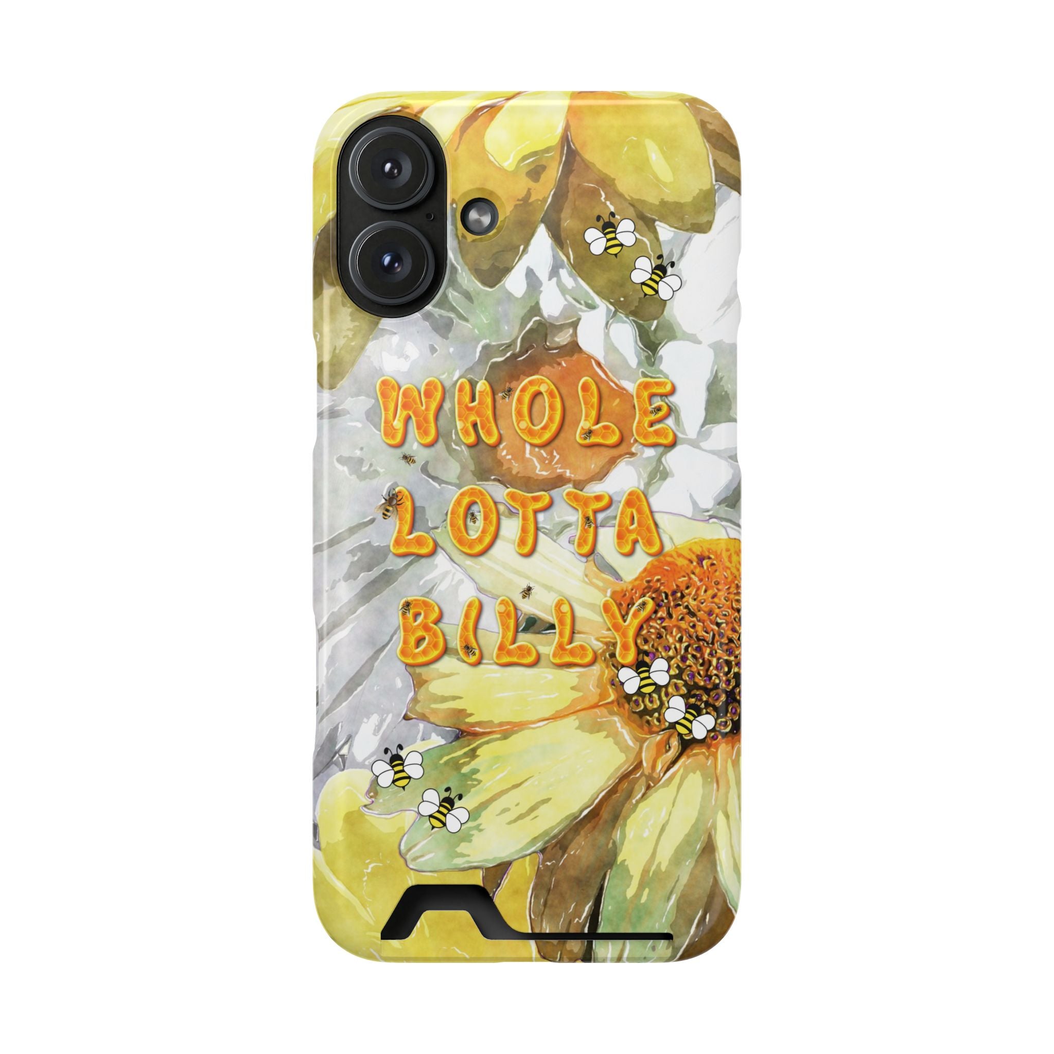WHOLELOTTABILLY Phone Case With Card Holder