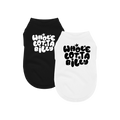 WHOLELOTTABILLY 2 Pack Solid Color Dog Shirts