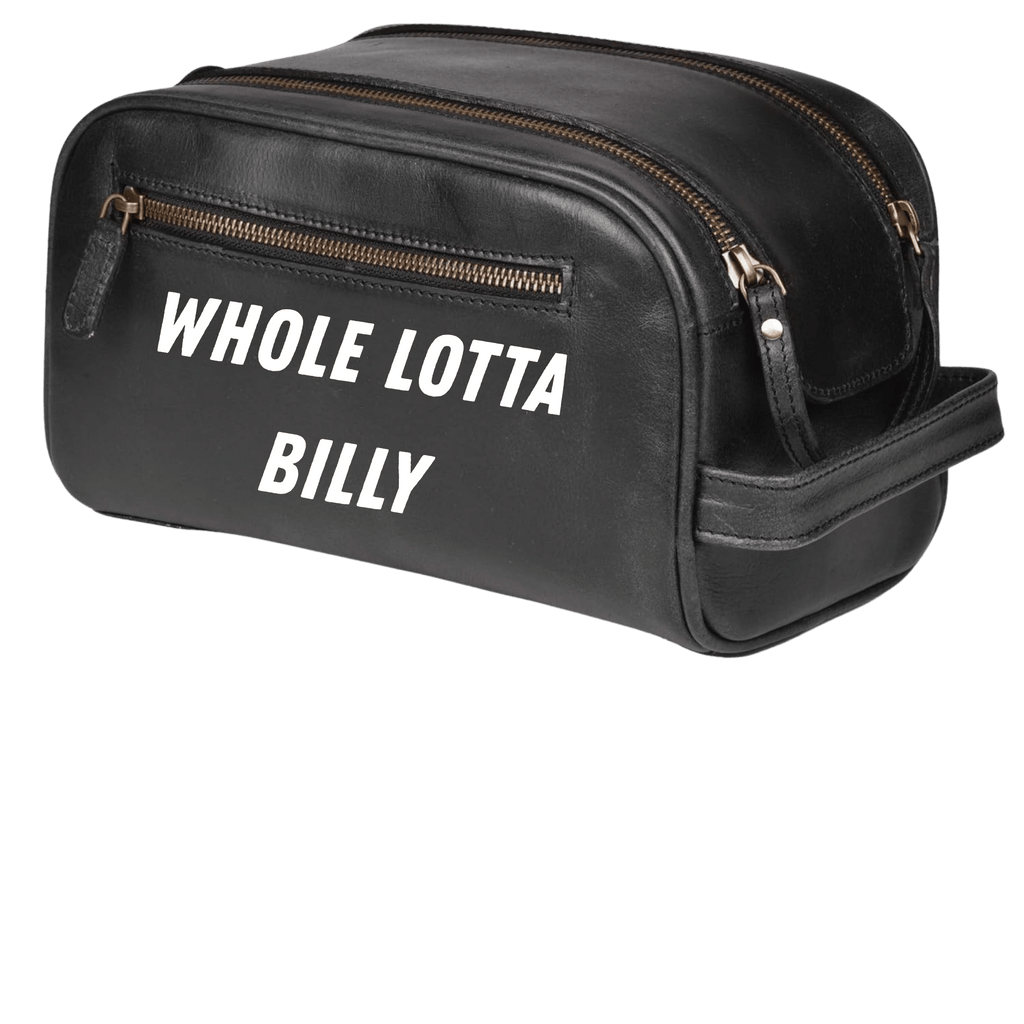 WHOLELOTTABILLY LEATHER TRAVEL BAG