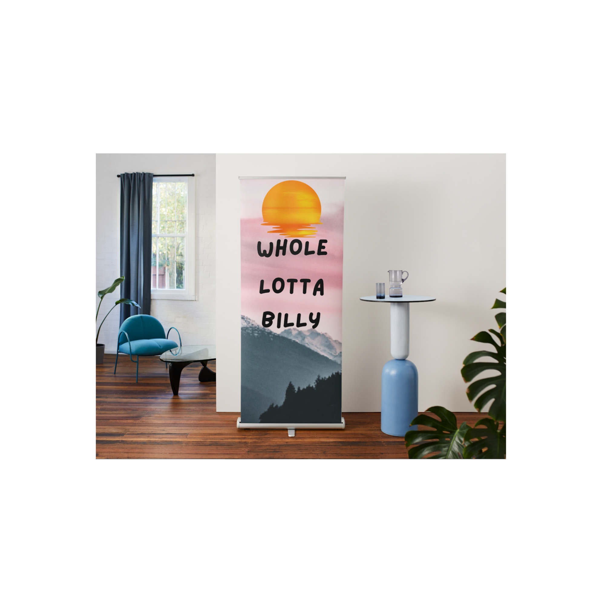 WHOLELOTTABILLY RETRACTABLE BANNER