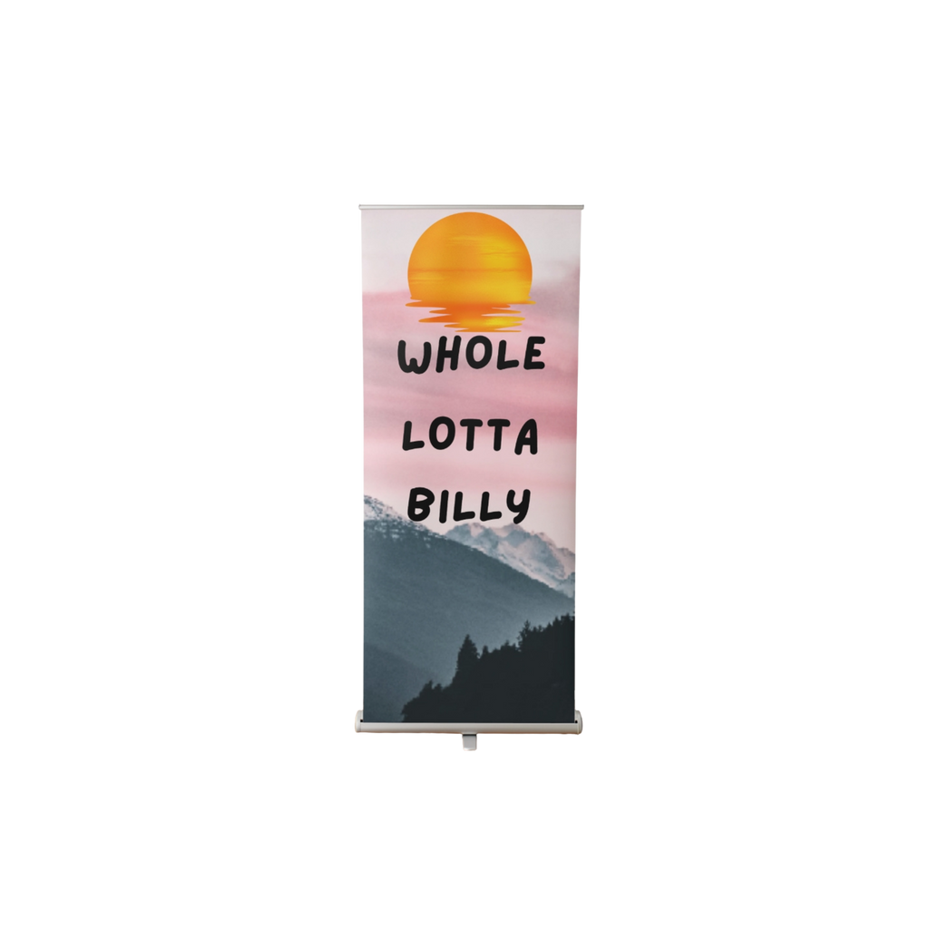 WHOLELOTTABILLY RETRACTABLE BANNER