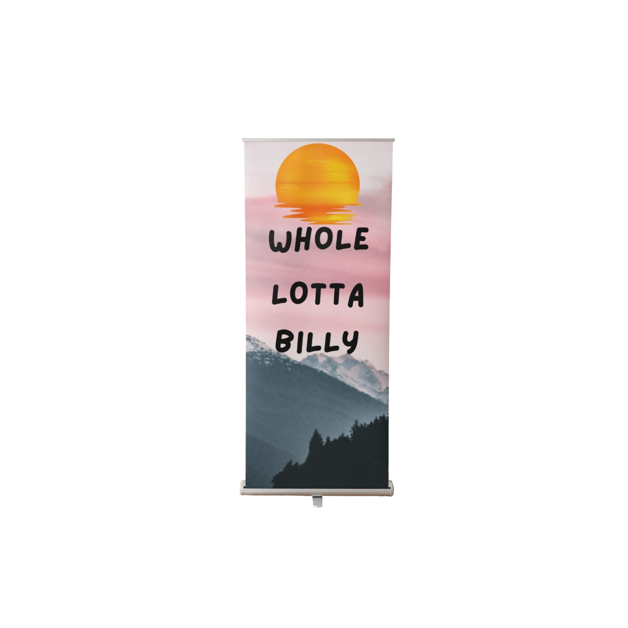 WHOLELOTTABILLY RETRACTABLE BANNER