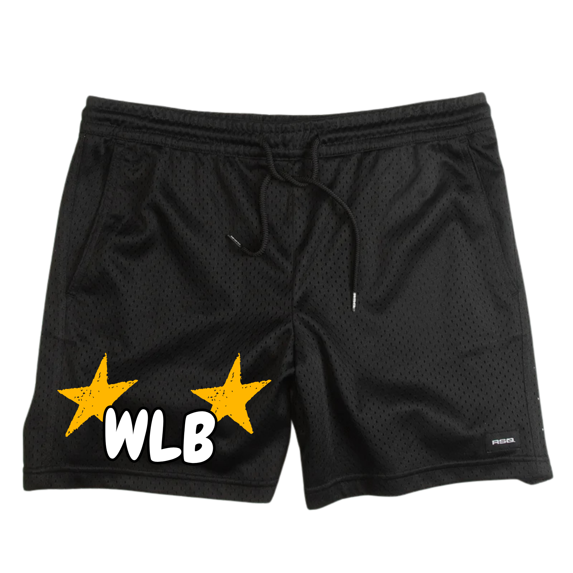 WHOLELOTTABILLY STAR MESH SHORTS