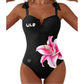 WHOLELOTTABILLY FLORAL ONE PIECE