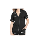 WHOLELOTTABILLY WOMENS SLEEP SILK SET