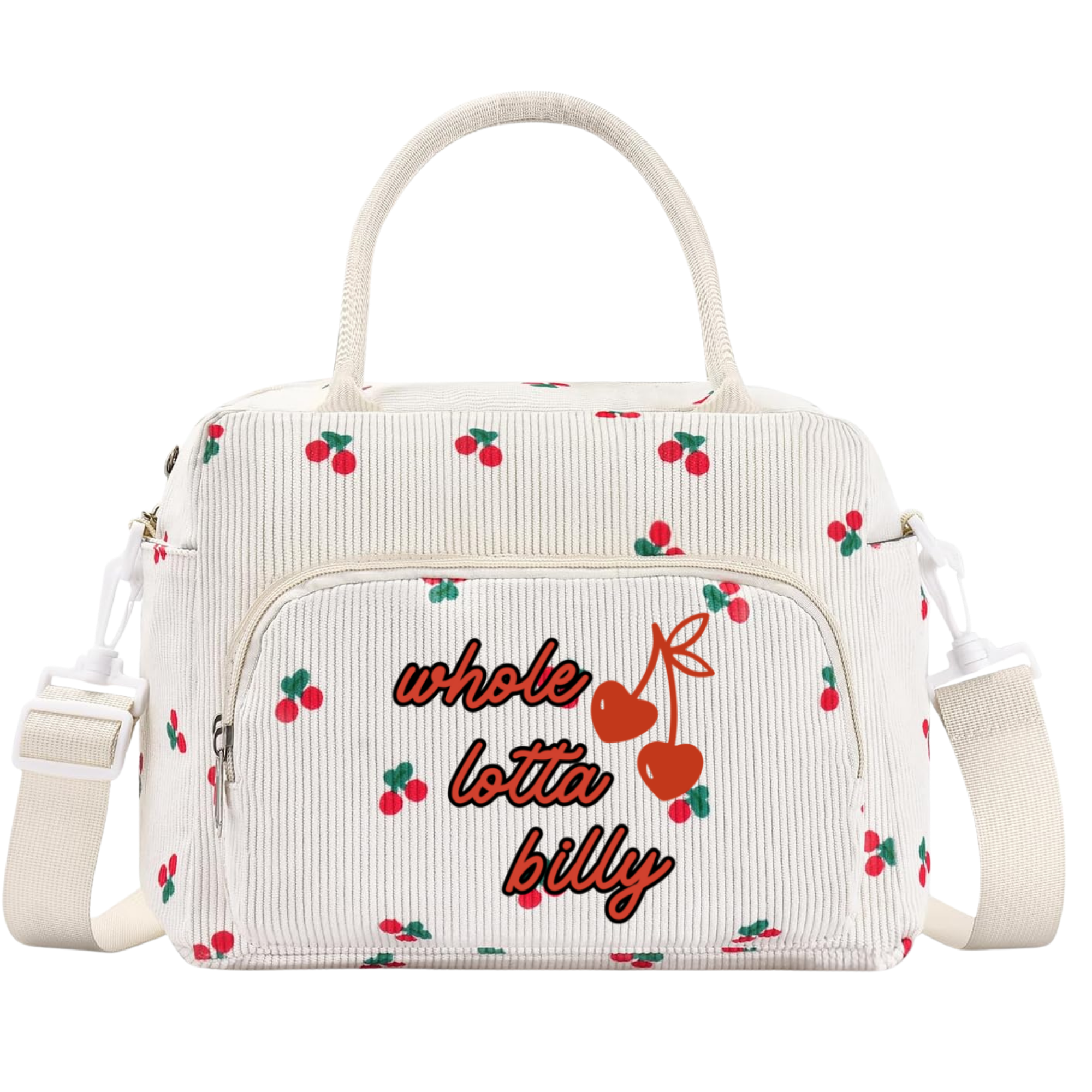 WHOLELOTTABILLY CHERRY WOMENS LUNCHBOX