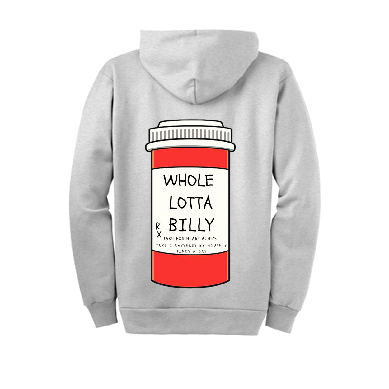 WHOLELOTTABILLY Full-Zip Hooded Sweatshirt