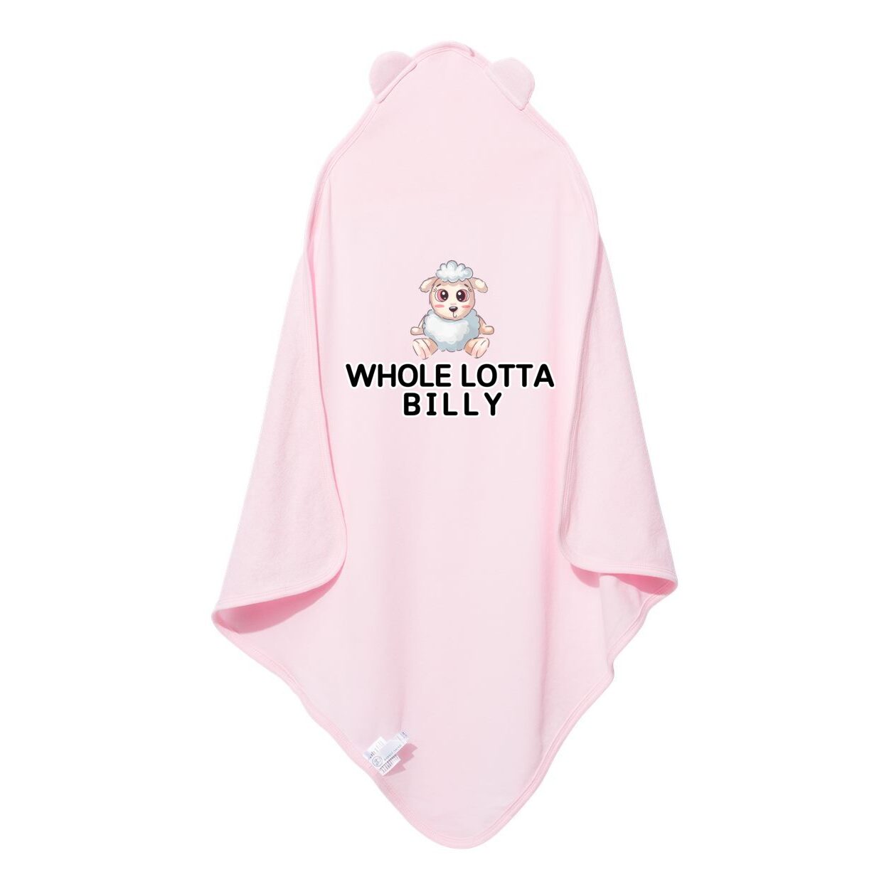 WHOLELOTTABILLY Terry Cloth Hooded Towel with Ears