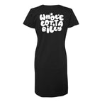WHOLELOTTABILLY Women's V-Neck Fine Jersey Coverup