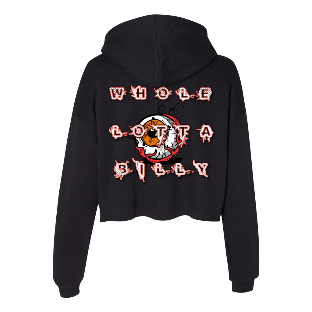 WHOLELOTTABILLY LOST IN TIME  Women's Cropped Fleece Hoodie