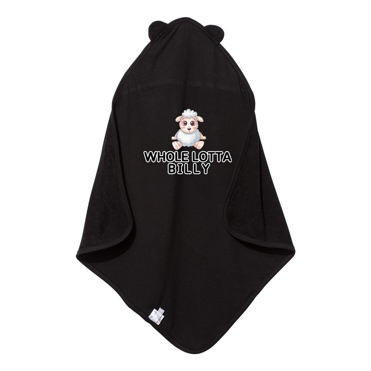 WHOLELOTTABILLY Terry Cloth Hooded Towel with Ears