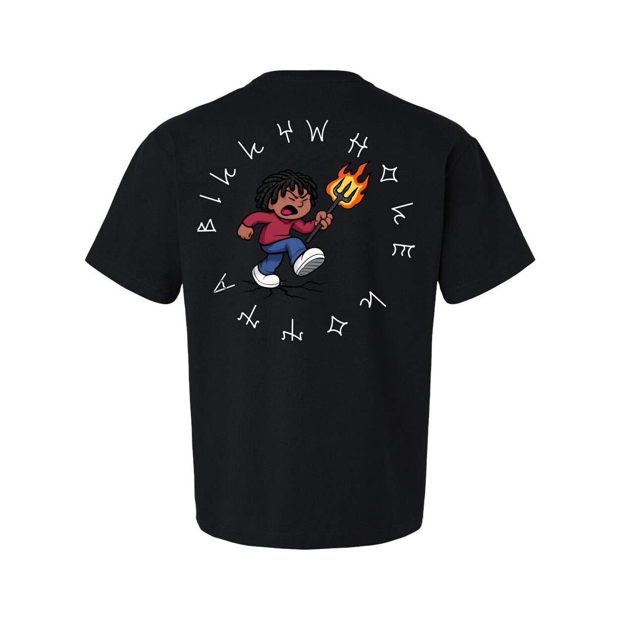 WHOLELOTTABILLY FLAMINGFORK Heavyweight Tee