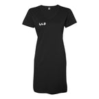 WHOLELOTTABILLY Women's V-Neck Fine Jersey Coverup